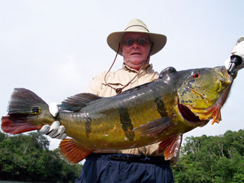 fishing in the Amazon