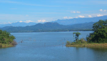 Lake Picachos near Mexico coast city of Mazatlan