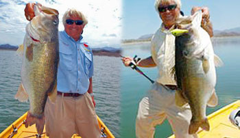 Jimmy Houston fishing Lake Picachos bass in Mexico